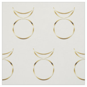 Falln Pagan Horned God Symbol Fabric