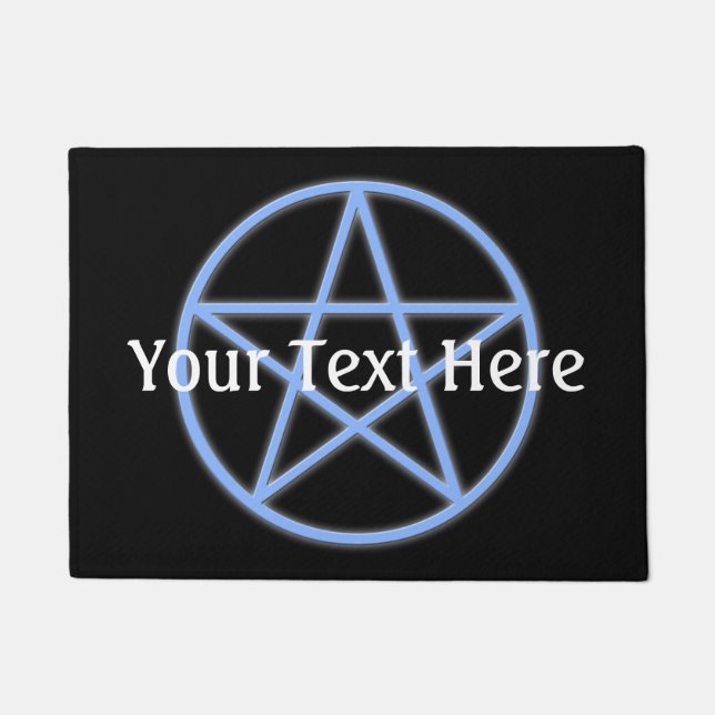 Falln Pagan Pentacle Doormat (Front)