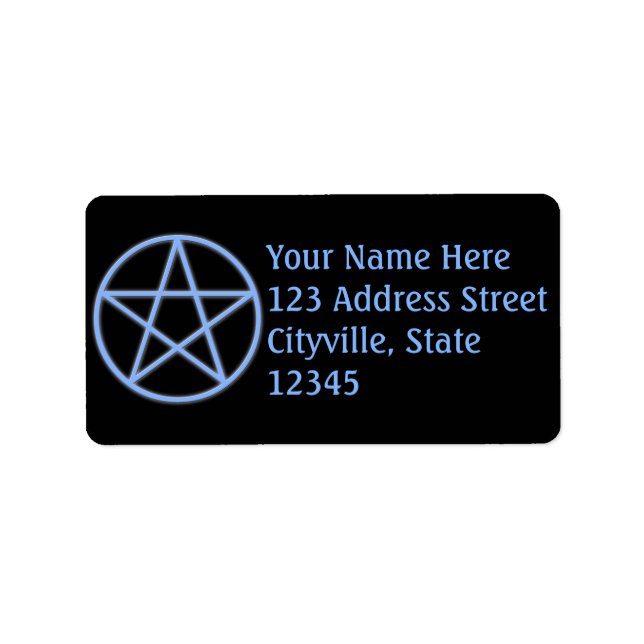 Falln Pagan Pentacle Label (Front)