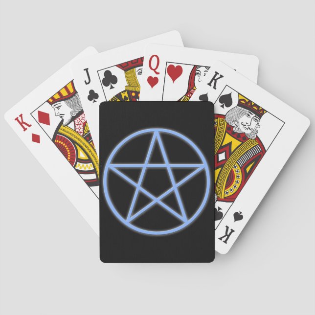 Falln Pagan Pentacle Playing Cards (Back)