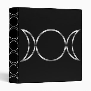 Falln Pagan Triple Goddess Symbol Binder