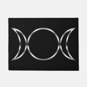 Falln Pagan Triple Goddess Symbol Doormat