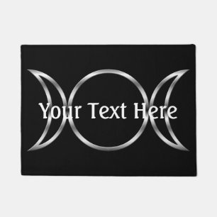 Falln Pagan Triple Goddess Symbol Doormat