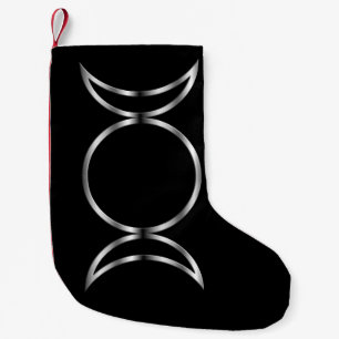 Falln Pagan Triple Goddess Symbol Small Christmas Stocking