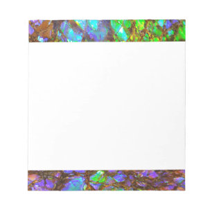 Falln Peacock Ammolite Notepad