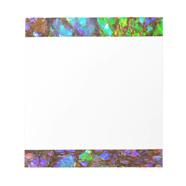 Falln Peacock Ammolite Notepad (Front)