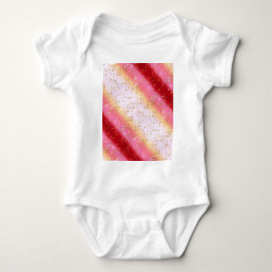 Falln Pink Sakura Sunrise Baby Bodysuit