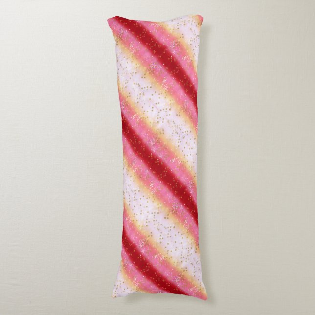 Falln Pink Sakura Sunrise Body Pillow (Front Vertical)