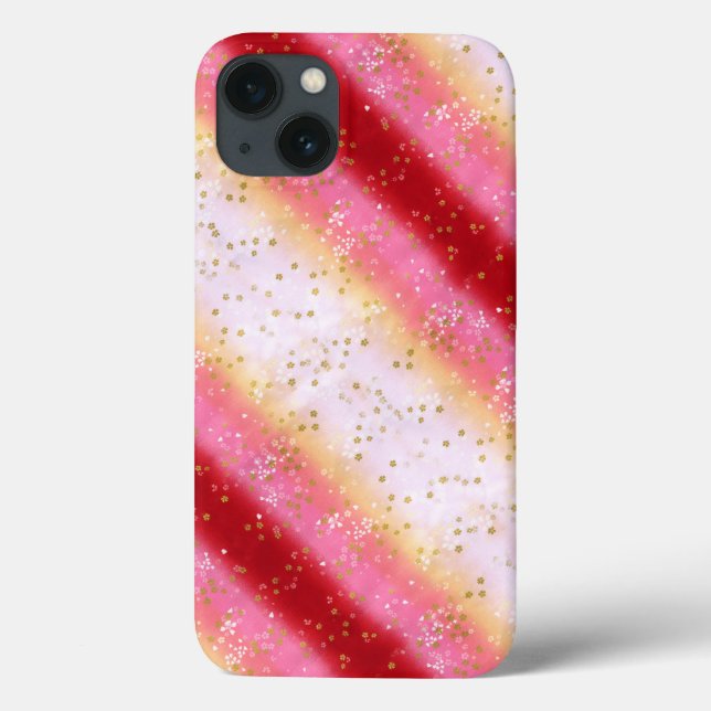 Falln Pink Sakura Sunrise Case-Mate iPhone Case (Back)
