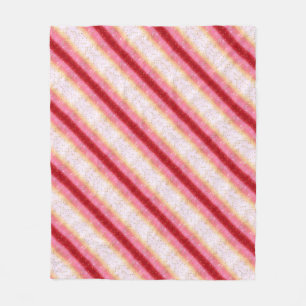 Falln Pink Sakura Sunrise Fleece Blanket