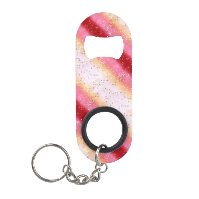 Falln Pink Sakura Sunrise Mini Bottle Opener (Front)