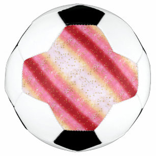 Falln Pink Sakura Sunrise Soccer Ball