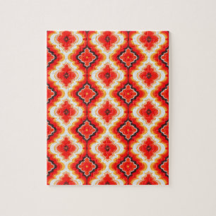 Falln Psychedelic Sunset Jigsaw Puzzle