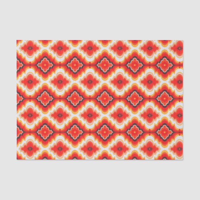 Falln Psychedelic Sunset Tissue Paper (Front)