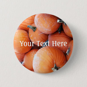 Falln Pumpkin Pile 2 Inch Round Button