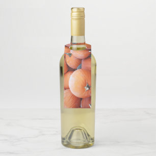 Falln Pumpkin Pile Bottle Tag