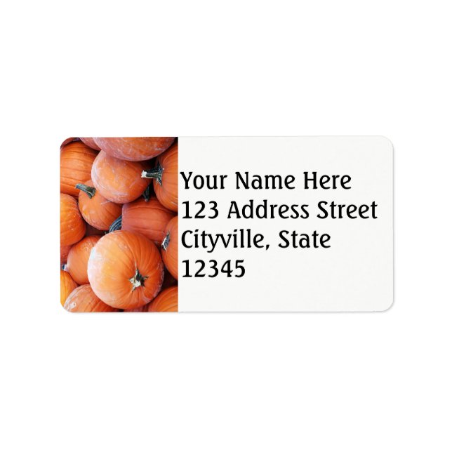 Falln Pumpkin Pile Label (Front)