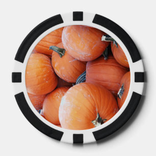 Falln Pumpkin Pile Poker Chips