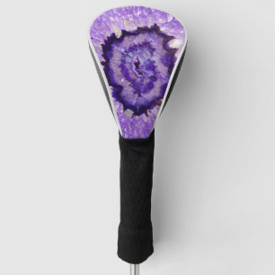 Falln Purple Agate Geode Golf Head Cover