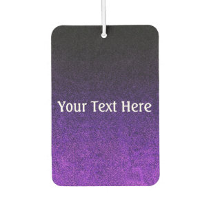 Falln Purple & Black Glitter Gradient Car Air Freshener