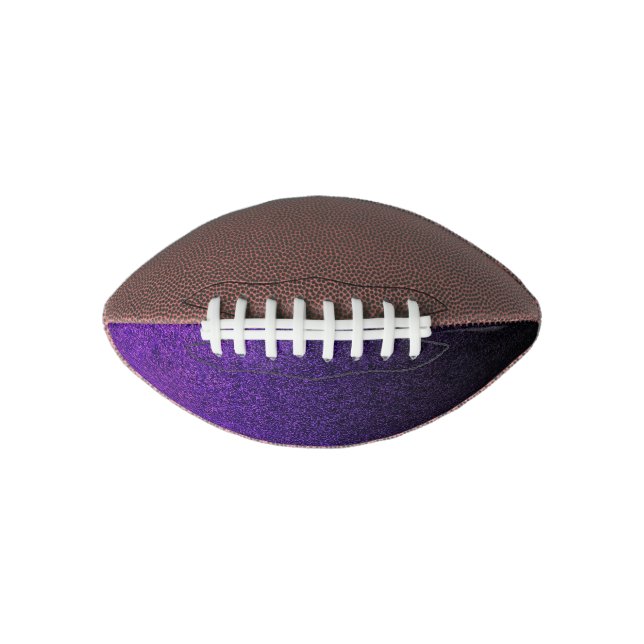 Falln Purple & Black Glitter Gradient Football (Front)