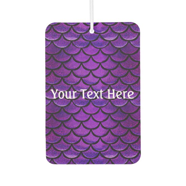 Falln Purple & Blue Mermaid Scales Air Freshener (Front)