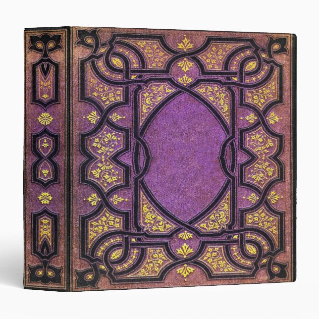 Falln Purple Vines Book Binder (Front/Spine)