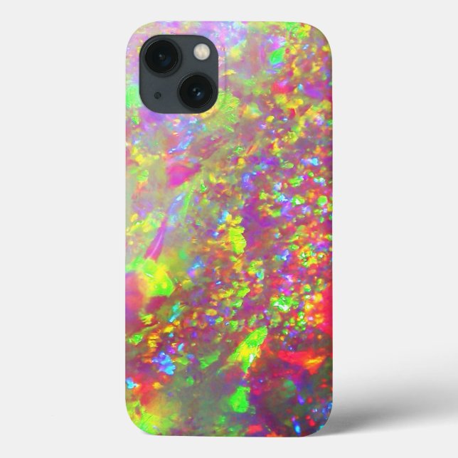 Falln Rainbow Brazilian Opal Case-Mate iPhone Case (Back)