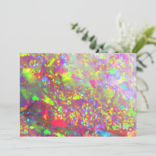Falln Rainbow Brazilian Opal Invitation