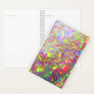 Falln Rainbow Brazilian Opal Planner