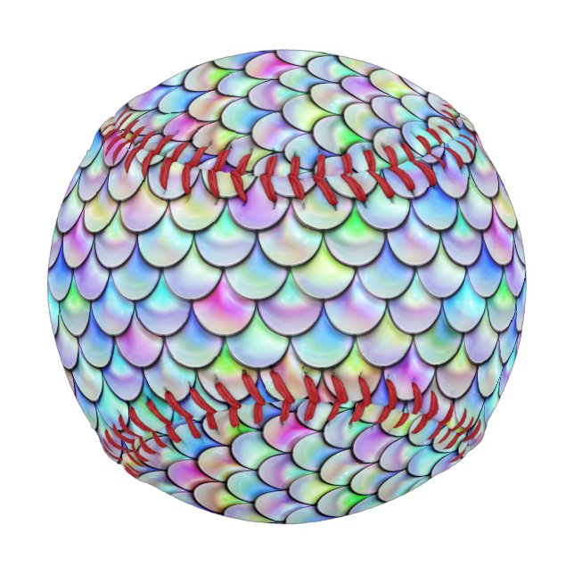 Falln Rainbow Bubble Mermaid Scales Baseball (Front)