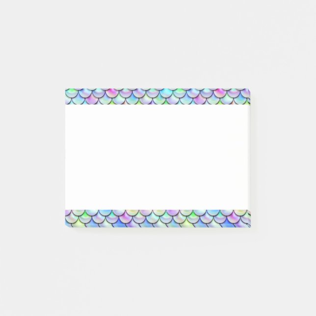 Falln Rainbow Bubble Mermaid Scales Post-it Notes (Front)