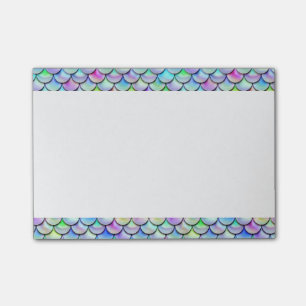 Falln Rainbow Bubble Mermaid Scales Post-it Notes