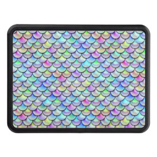 Falln Rainbow Bubble Mermaid Scales Trailer Hitch Cover