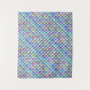 Falln Rainbow Bubble Scales Tapestry