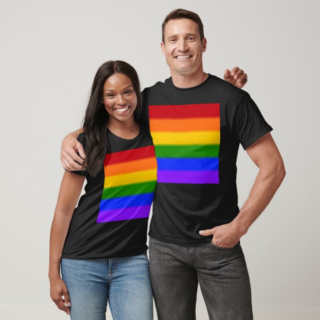 Falln Rainbow Gay Pride Flag T-Shirt (Unisex)