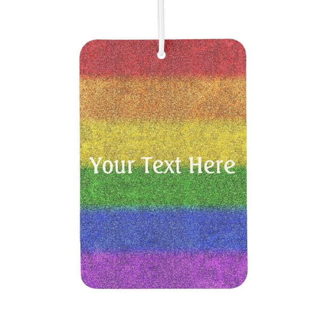 Falln Rainbow Glitter Gradient Air Freshener (Front)
