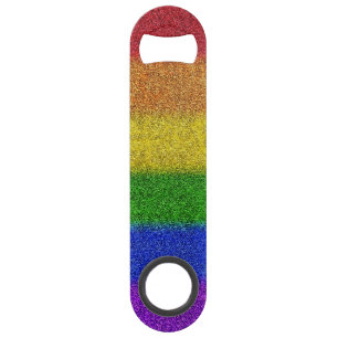 Falln Rainbow Glitter Gradient Speed Bottle Opener
