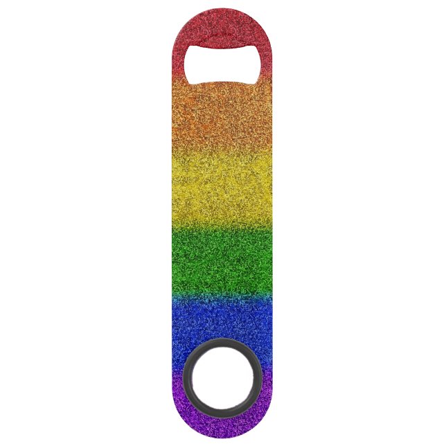 Falln Rainbow Glitter Gradient Speed Bottle Opener (Front)