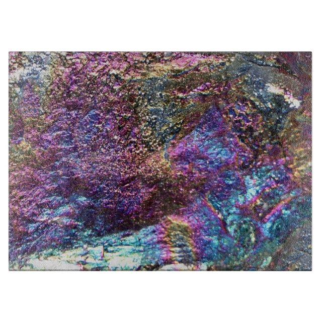 Falln Rainbow Rocks Cutting Board (Front)