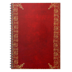 Falln Red And Gilded Gold Book