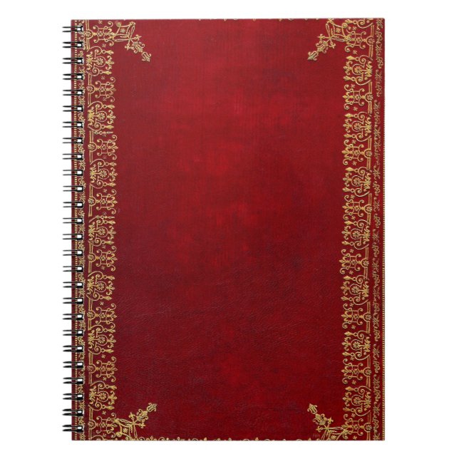 Falln Red And Gilded Gold Book (Front)