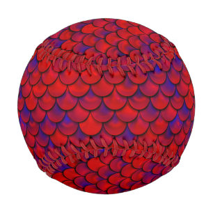 Falln Red and Purple Scales Baseball
