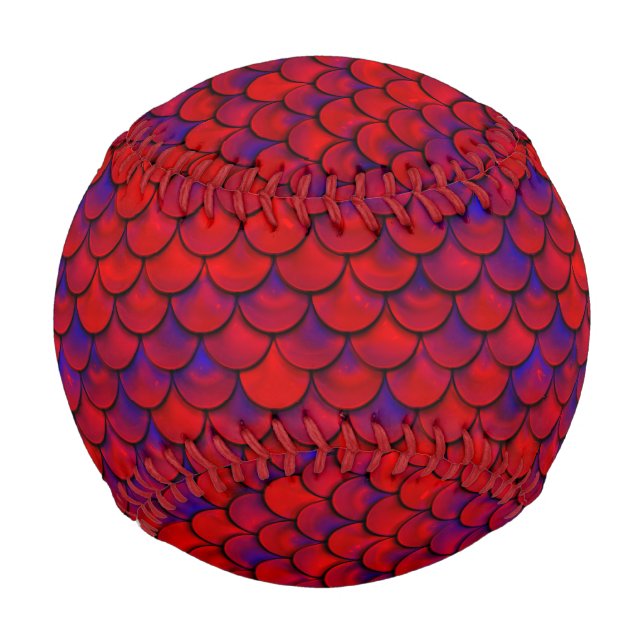 Falln Red and Purple Scales Baseball (Front)