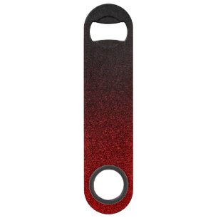Falln Red & Black Glitter Gradient Bar Key