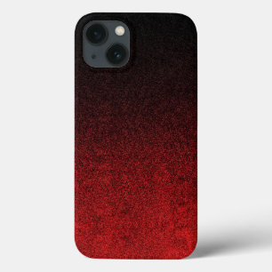 Falln Red & Black Glitter Gradient iPhone 13 Case