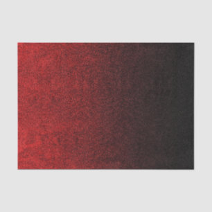 Falln Red & Black Glitter Gradient Tissue Paper