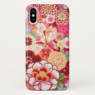 Falln Red Floral Burst Case-Mate iPhone Case