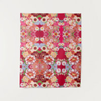 Falln Red Floral Burst
