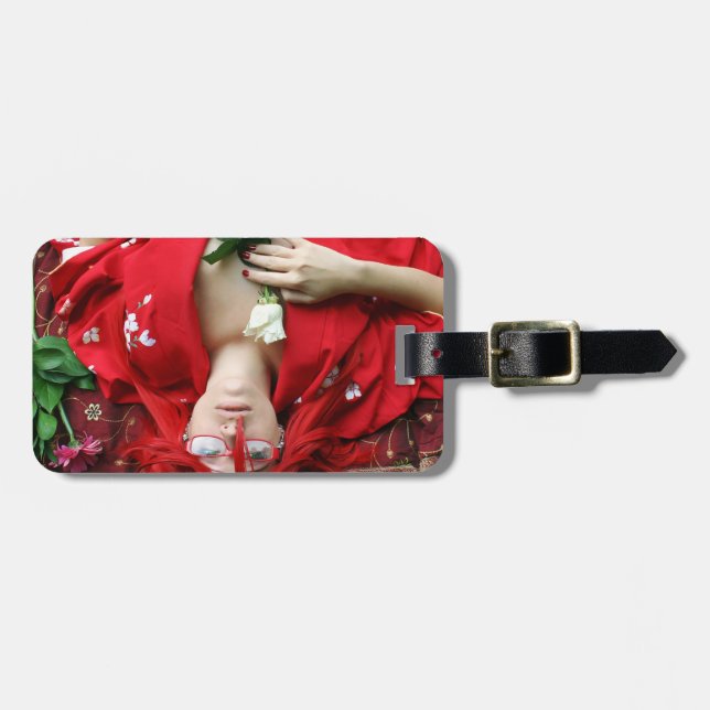 Falln Remembrance of Things Past Luggage Tag (Front Horizontal)